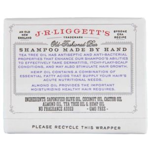 J.R.LIGGETT'S Tea Tree & Hemp Oil Shampoo Bar