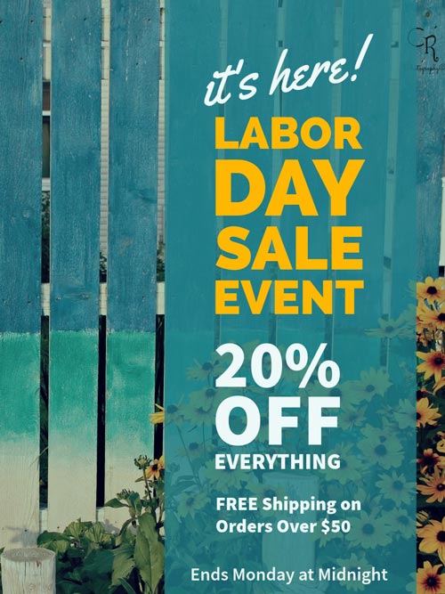 Labor Day Sale - 20% Off All Weekend!